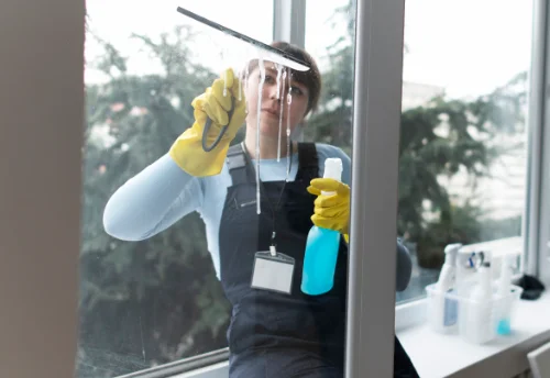 Nettoyage de vitres intérieures et extérieures à Offemont
